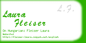 laura fleiser business card